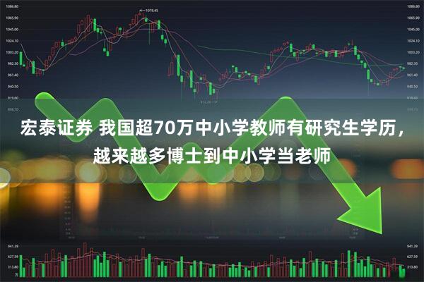 宏泰证券 我国超70万中小学教师有研究生学历，越来越多博士到中小学当老师